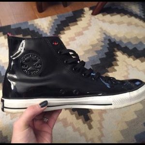 Men's Converse Patent Leather Sneakers 11.5